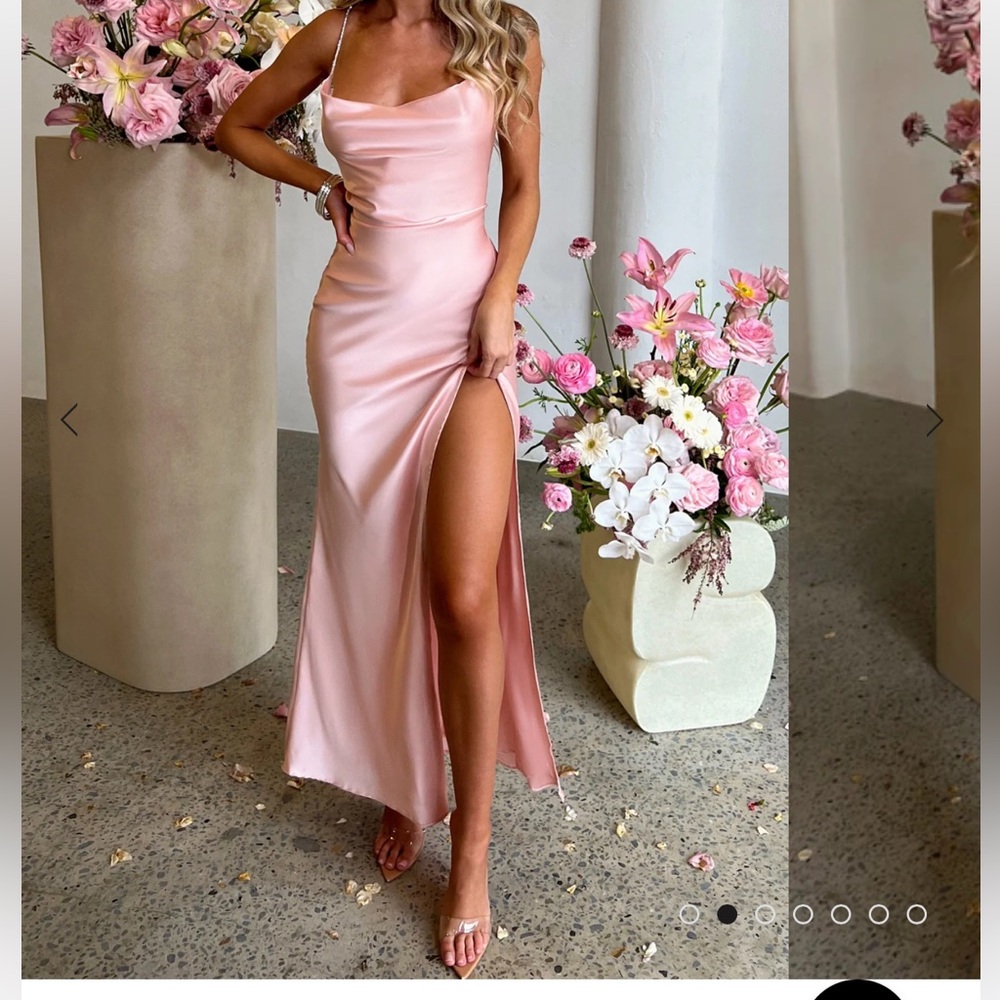 NEW BABYBOO GALLANI BLUSH DRESS XS